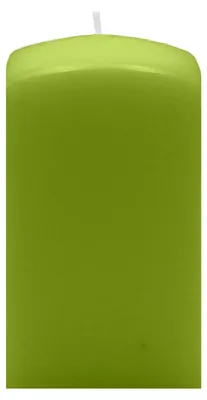 Produktbild von Quader Kerzen Limonegrün 15 x Ø 6/6 cm, 4 Stück