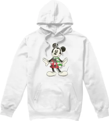 Obrázok produktu pre Disney - Pánsky sveter s kapucňou - vianočný dizajn TV4669 (L) (biely)