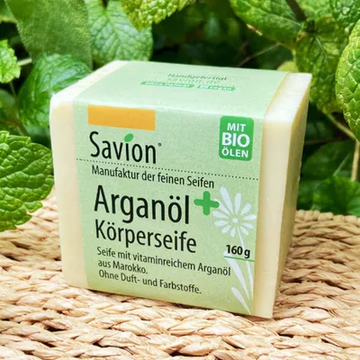 Immagine prodotto di Sapone per viso e corpo - Olio di argan, confezione da 4 pezzi da 160g
