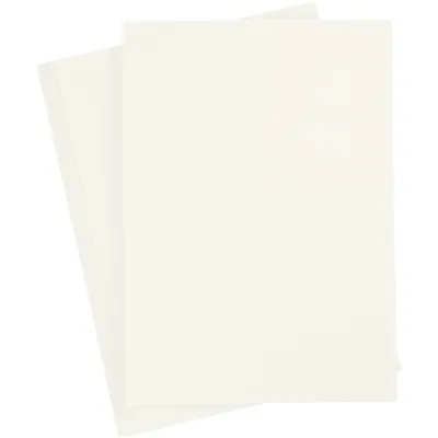 Produktbild von Karton, farbig, A4, Blatt 210x297 mm, 180 g, Naturweiß, 20 Bl./ 1 Pck