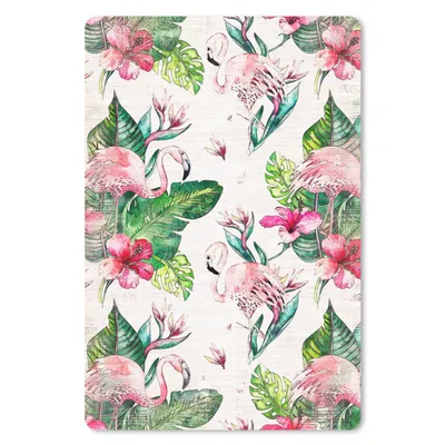 Produktbild von MuchoWow® Mauspad Mousepad Rosa - Muster - Flamingo 40x60 cm - Mousepads - Maus Mat - Pad - Mausunterlage - Schreibtisch Accesoire
