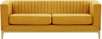 Zdjęcie produktu dla Sofa trzyosobowa Slender Wood-Velluto 8-like oak