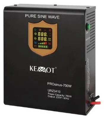 Obrázek produktu pro Záložní zdroj UPS KEMOT URZ3410 PROsinus 700W 12V, čístý sinus, nástěnný