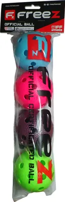 Produktbild von Florbalové míčky  FREEZ - 4 ks v sáčku