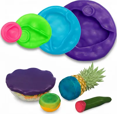 Immagine prodotto di STONELINE® Coperchi in silicone keep-fresh 4,5/7/11/14 cm set di 4 pezzi