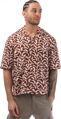 BOSS Herren Hemd Relegant 6-Short – Regular Fit Aus Baumwoll-Popeline, Kurzärmlig