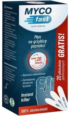 Zdjęcie produktu dla MYCOfast 5 ml + 20 pilniczków jednorazowych