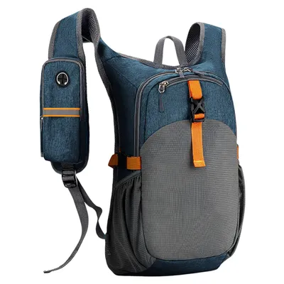 Produktbild von 15L Wanderrucksack Klein für Camping Outdoor Wandern Travel, Hellblau