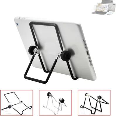 Produktbild von K-S-Trade Tablet-Ständer Tablet-Halterung Tablet-Aufsteller kompatibel mit ZTE Axon Pad faltbarer Tischständer Tablet Halterung