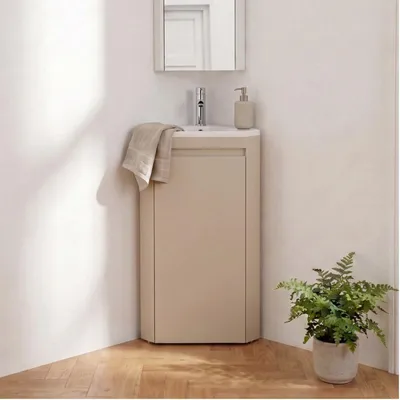 Immagine prodotto di Mobile lavabo angolare SORRENTO con vasca in resina