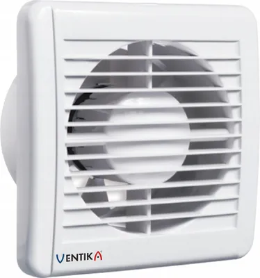 Image de Ventilateur de salle de bains silencieux de 100 mm avec hygrostat et minuterie