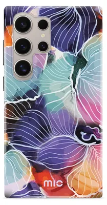 Produktbild von MIO Handyhülle für Samsung Galaxy S24 Ultra MagSafe Hülle Hardcase Backcover - Flowers