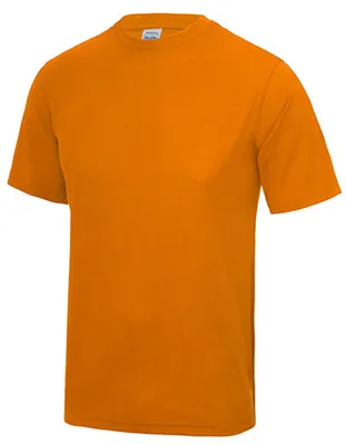 Zdjęcie produktu dla Just Cool JC001 | Cool T-Shirt + certyfikat WRAP + ochrona przeciwsłoneczna UV 30 - Kolor: Orange Crush - Rozmiar: 3XL
