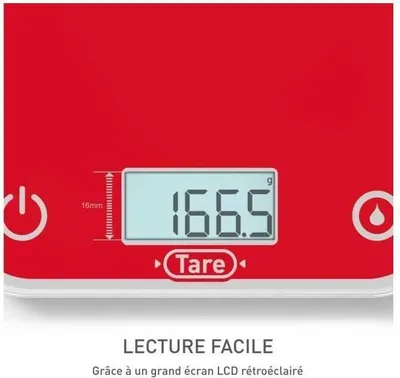 Produktbild von 5 kg elektronische küchenwaage, himbeere Tefal BC50U3V0