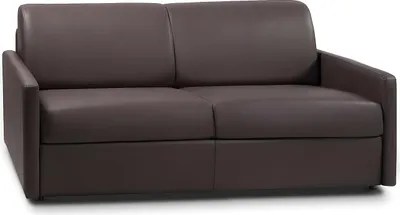 Produktbild von Vente-unique CALIFE, Sofabett, Wohnzimmer, Braun, 3 Sitz(e), Kunstleder, Kunstleder