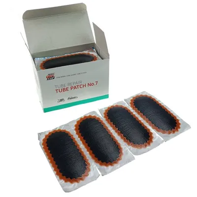 Obrázek produktu pro 30x záplaty na trubky 74x37mm gumové záplaty na opravu trubek Rema TipTop