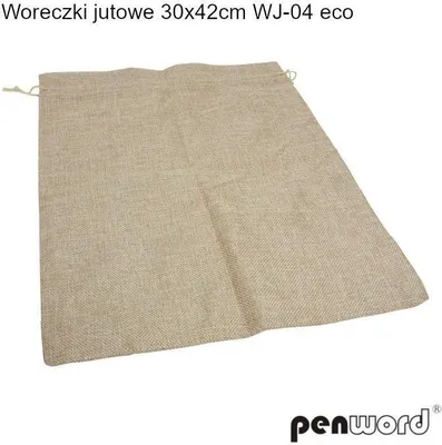 Zdjęcie produktu dla Woreczek jutowy ekologiczny naturalny 30 x 42 cm