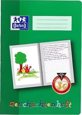Immagine prodotto di Oxford 100050093 Storybook, A4, 3G, 16, copertina robusta e cancellabile
