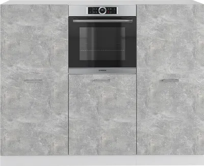 Obrázok produktu pre Kuchynský blok Vicco R-Line Betón/Biela 180 cm bez pracovnej dosky, Model 37632