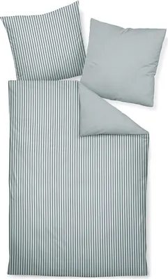 Produktbild von Janine Edelflanell Kissenhülle Kiss. 80x80 1 teilig Chinchilla S 78060-08-610 silber