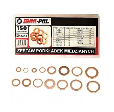 Obrázek produktu pro MAR-POL Měděná podložka, sada 150ks M66456