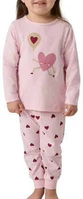 Produktbild von Name It Cutie Heart Nacht Set Pyjama Mädchen