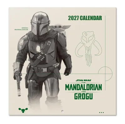 Productafbeelding van Star Wars: The Mandalorian en Grogu wandkalender 2027, 30 x 30 cm