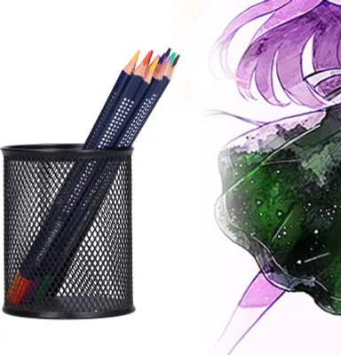 Produktbild von Wasserlöslichkeit Aquarellstifte Kinder Malfarbe Holzstift SetWasserlöslich 12