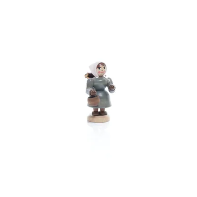 Obrázok produktu pre Miniatúrny stojaci drevený súrodenec farebný Výška = 6 cm NOVINKA