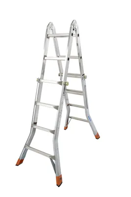 Produktbild von Krause Aluminium-Gelenk-Teleskopleiter MONTO TeleMatic 5 m