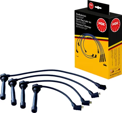 Produktbild von Zündleitungssatz 4 Kabel schwarz NGK passend für u.a. HYUNDAI ELANTRA