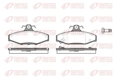 Produktbild von REMSA Bremsbeläge Satz Hinten Bremsklötze für SSANGYONG Rexton / Rexton II (GAB) 0335.12