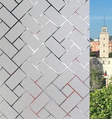 Zdjęcie produktu dla Dekoracyjna folia okienna zapewniająca prywatność, 90 x 200 cm