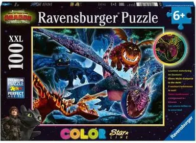 Produktbild von Leuchtende Dragons. Puzzle 100 Teile
