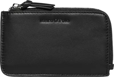 Produktbild von Marc O'Polo Leder Kartenetui Florica Zip Wallet Black schwarz
