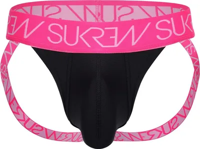 Obrázek produktu pro SUKREW Jockstrap Underground Black/Elect Pink - Größe L