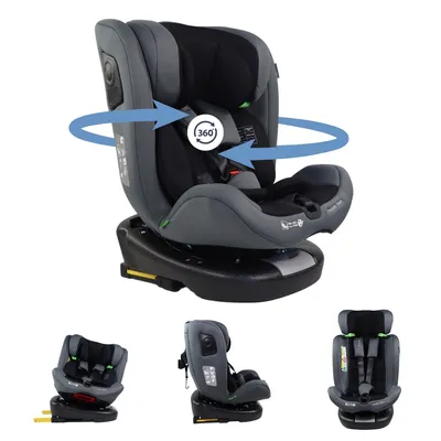 Produktbild von Mobiclinic, Sitzerhöhung Auto Kinder, 360º Drehbar, I-Size Regelung, Top Tether, Gruppe 0/1/2/3, Evolutive, Max. 36 Kg, Autositz, Pandafix
