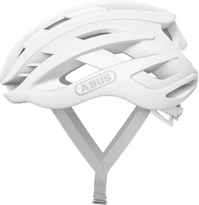 Produktbild von ABUS Rennradhelm AirBreaker - High-End Fahrradhelm für den professionellen Radsport - für Jugendliche und Erwachsene - Helm für Damen und Herren - Pure White, Größe L