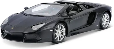 Produktbild von Maisto 31504 - Modellauto -  Lamborghini Aventador LP 700-4 Roadster (mattschwarz, Maßstab 1:24)