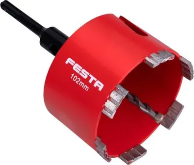 Zdjęcie produktu dla Wiertło diamentowe FESTA 102 mm segmentowe z trzpieniem SDS+