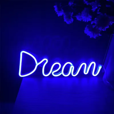 Produktbild von LED Buchstabenlampe - Neonschild - USB-betrieben - Wanddeko - Geburtstag & Hochzeit - Warmweiß