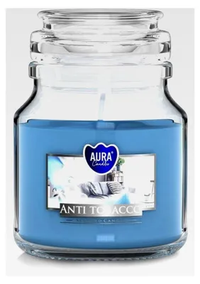 Produktbild von Duftkerzen im Glas mit Deckel klein, Duft: Anti-Rauch