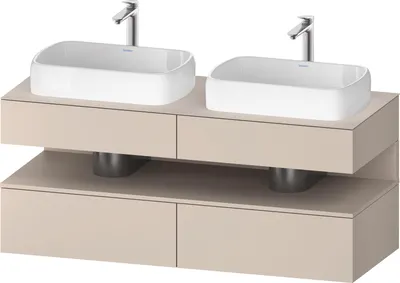 Produktbild von DURAVIT QA4767091830010 QAT KWTU WH Eck 1400x550x600 Tp. Smt