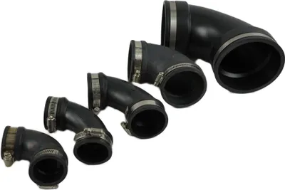 Produktbild von Flexibler Elastomer Bogen 90° 40mm