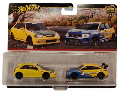 Produktbild von Mattel Hot Wheels Premium Car Culture 2er-Pack, Spielzeugautos für erwachsene Sammler
