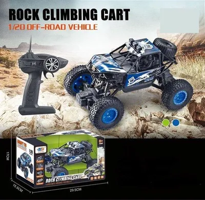 Immagine prodotto di SUV telecomandato in scala 1:20 con batteria ricaricabile, buggy RC monster truck con telecomando, batteria da 5 V inclusa