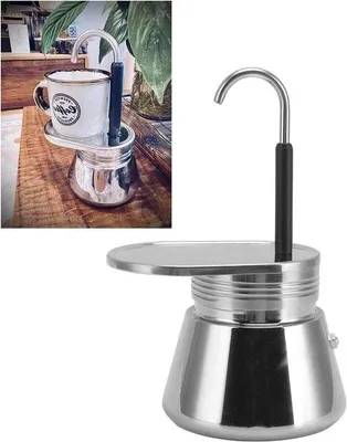 Zdjęcie produktu dla Kompaktowy zestaw do kawy na kemping Mini, stal nierdzewna, włoski, lekki