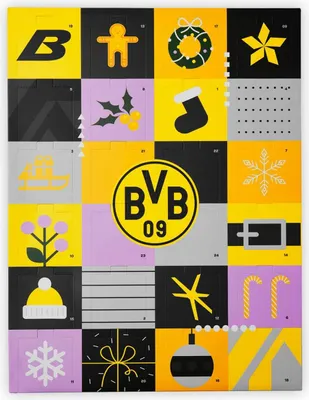 Produktbild von Borussia Dortmund BVB Sockenkalender 2025