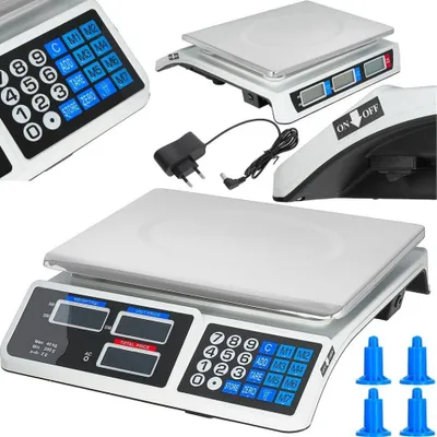 Produktbild von GEKO | Küchenwaage, Elektronische Waage, 40kg, LCD Display, Waage, Digitalwaage, Obstwaage, Feinwaage