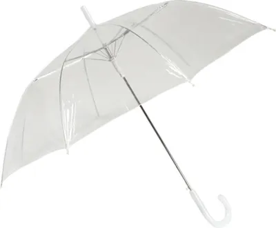 Produktbild von Regenschirm Stockschirm Transparent Durchsichtig Automatik Damen Hochzeit